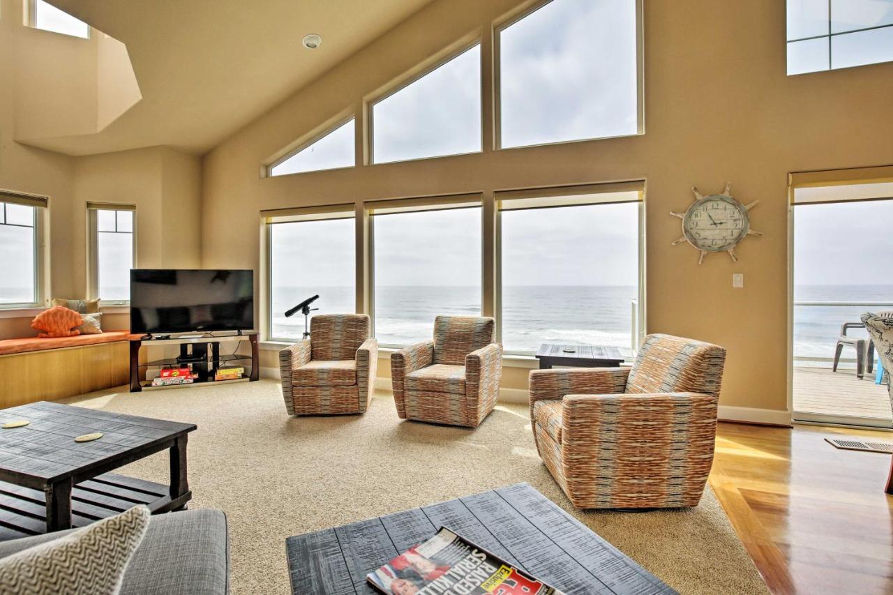 Oceanfront South Beach Home With Hot Tub And Sauna Newport Exterior foto